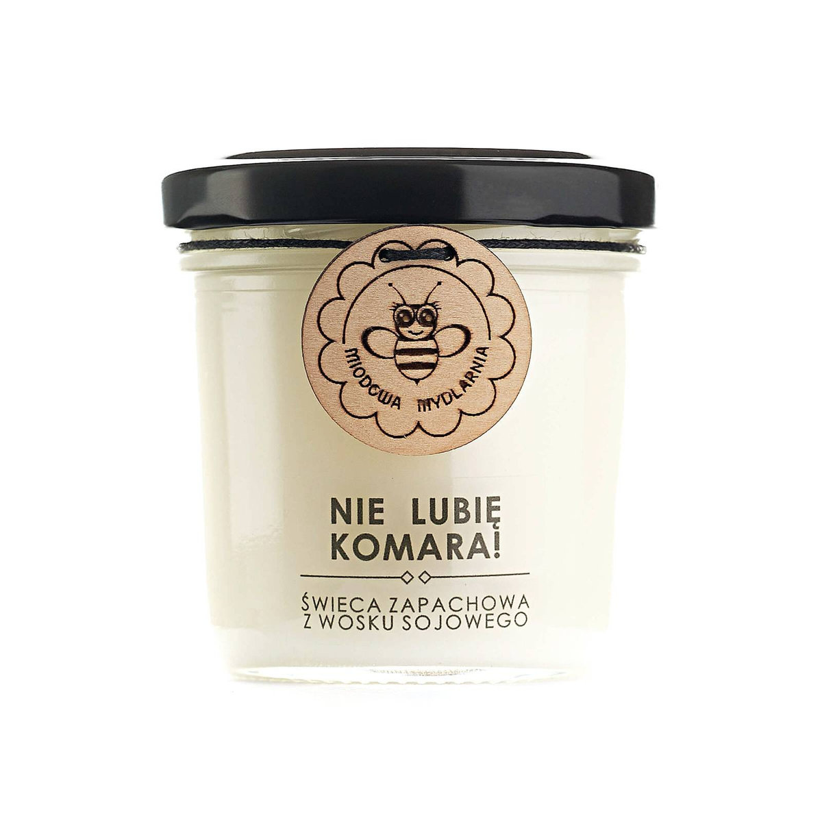 miodowa mydlarnia Świeca sojowa - Nie lubię komara, 120 ml