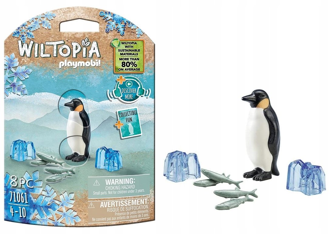 PLAYMOBIL Wiltopia Pingwin królewski, 71061
