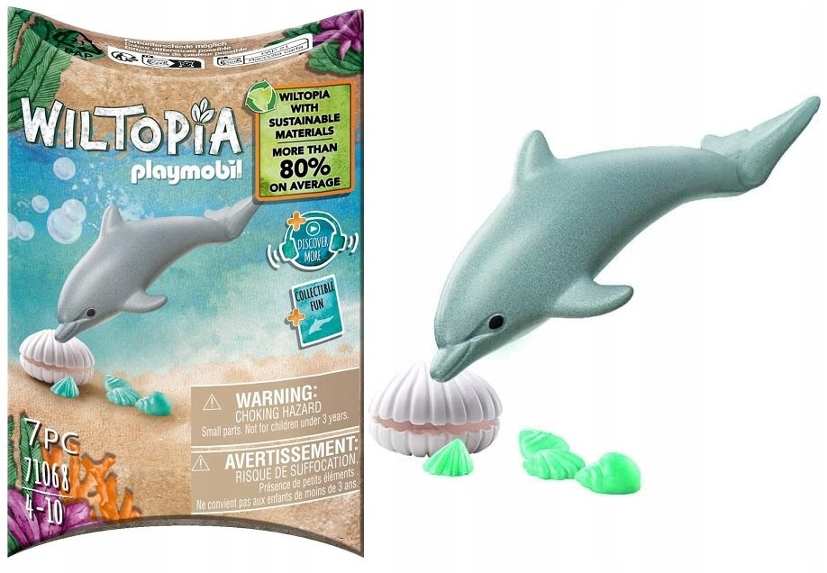 PLAYMOBIL Wiltopia Mały delfin 71068