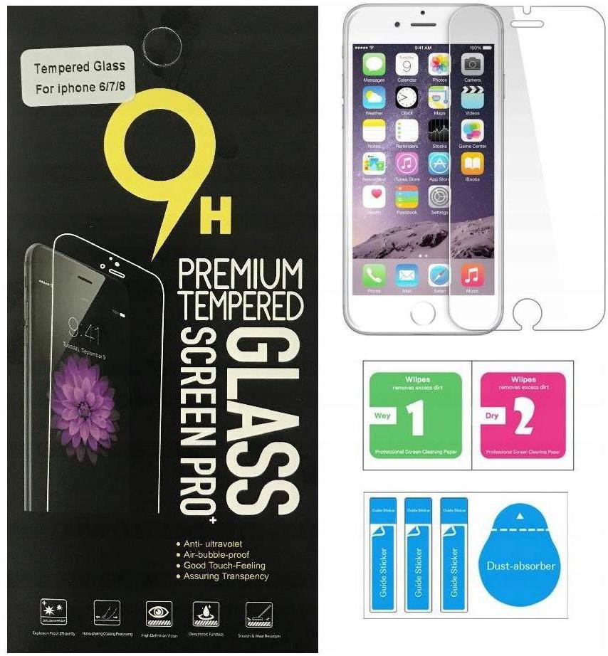 SZKŁO HARTOWANE SZYBKA do iPhone 6 6s 7 8 Se 2020
