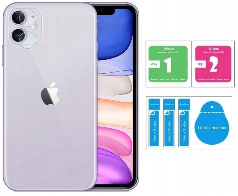 Szkło Hartowane 9H Na Aparat iPhone 11