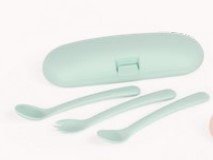 Miniland, Zestaw sztućców Dolce - Miętowy