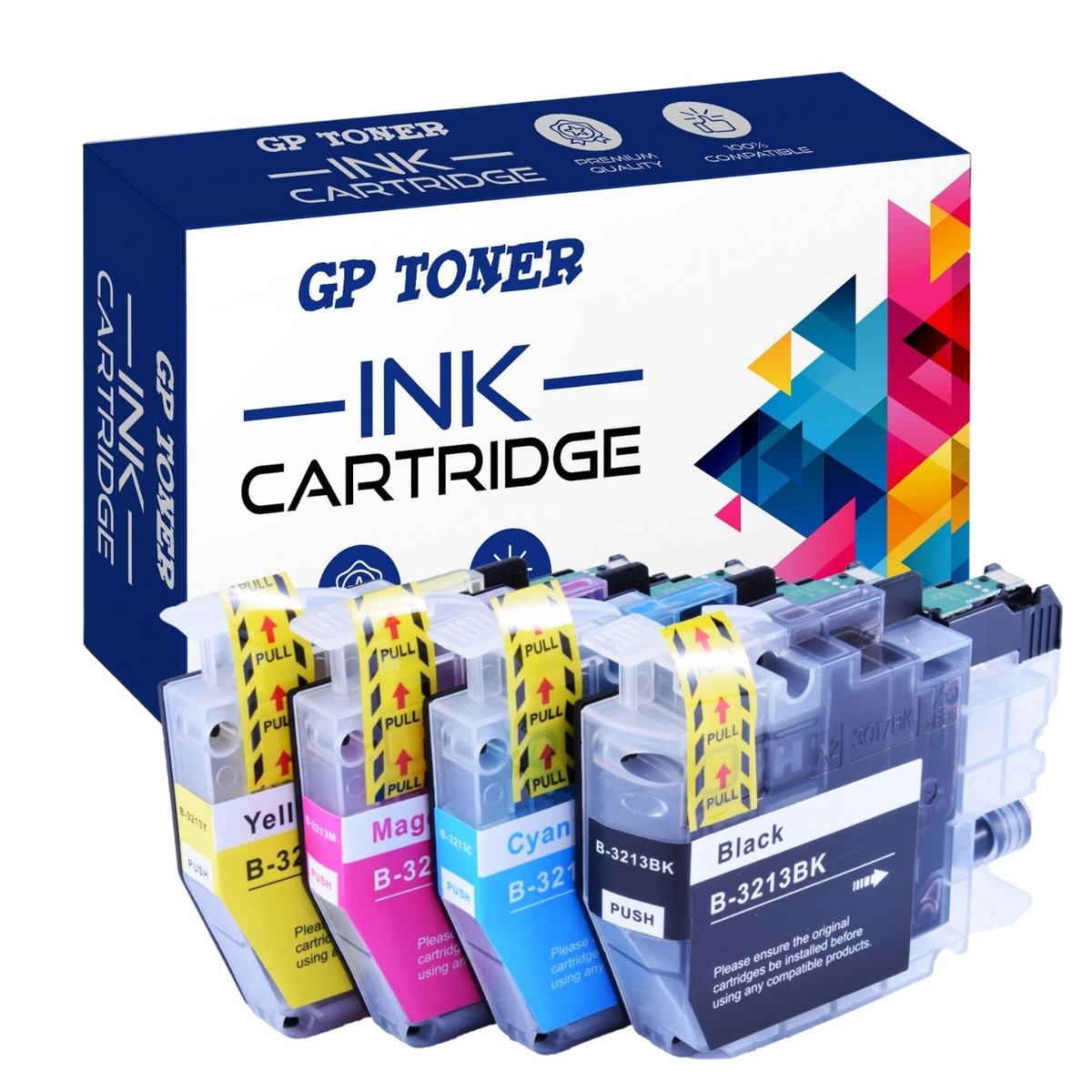 4x Tusze do Brother DCP-J572dw DCP-J772dw LC-3213