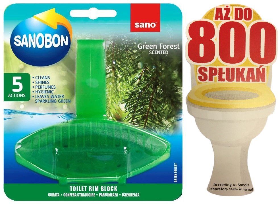 Sanobon Zawieszka barwiąca do Wc 6szt