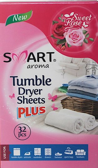Smart Aroma Chusteczki Zapachowe do Prania Sweet Rose 32szt.