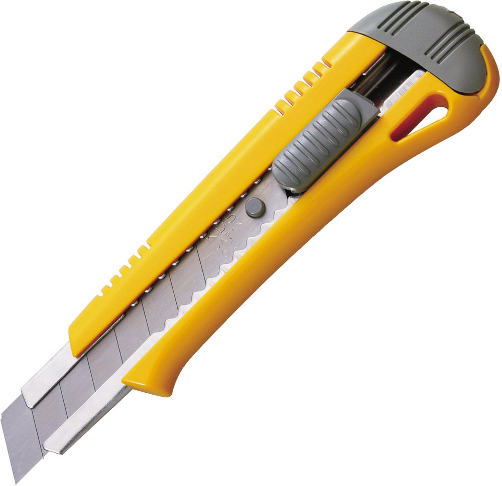 Nóż Segmentowy 18Mm Kds Auto Lock Yellow (3X Ostrze)