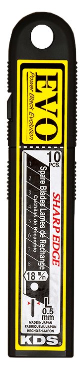 KDS Ostrza Japan  18 MM bardzo ostre 10 szt. LB-10B EVO