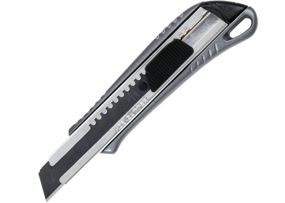 Nóż Segmentowy 18Mm Kds Metal Meister Auto Lock (1X Czarne Ostrze)