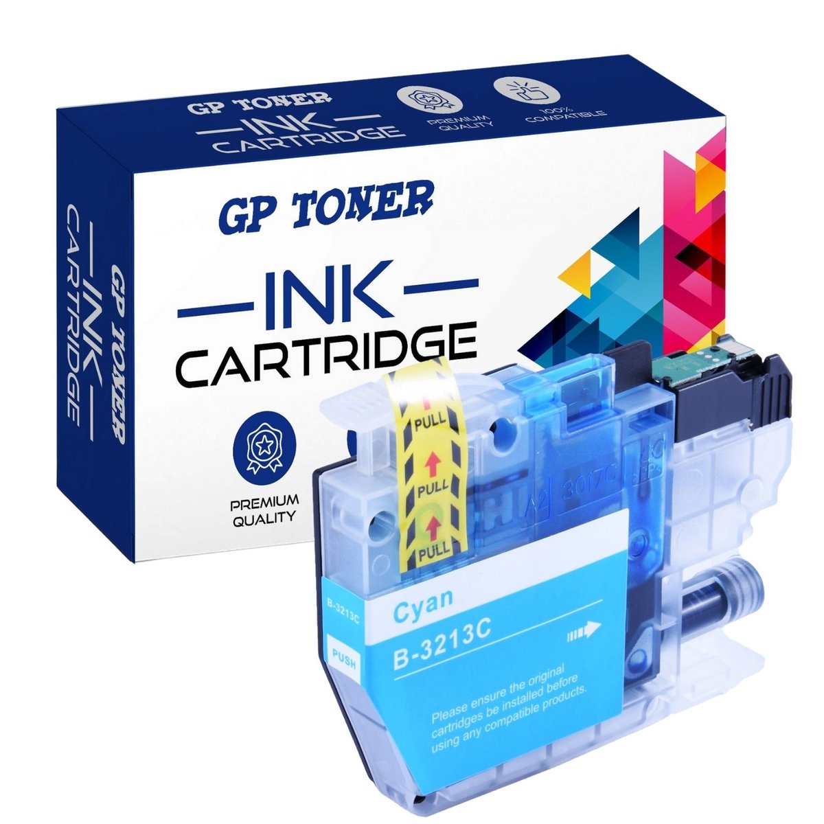 TUSZ DO BROTHER LC3213 DCP-J572DW J774DW J772DW Cyan Niebieski