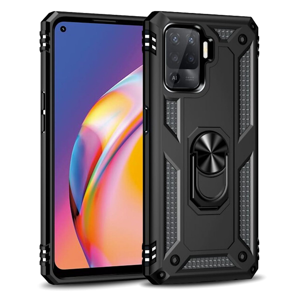 ETUI EXOGUARD ARMOR RING – OPPO RENO 5 LITE – PANCERNE CASE OBUDOWA FUTERAŁ RING