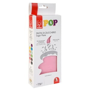 Masa cukrowa lukier Modecor różowa 250 g