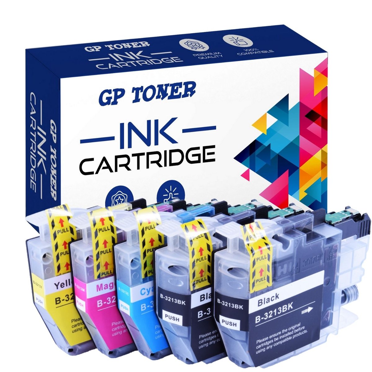5x Tusze do Brother DCP-J572dw DCP-J772dw LC-3213