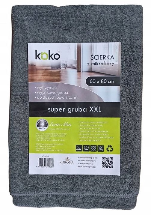 Ścierka XXL Z Mikrofibry 60x80 cm