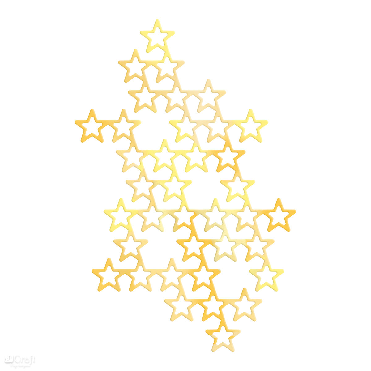 Wykrojnik dpCraft koronka gwiazdki