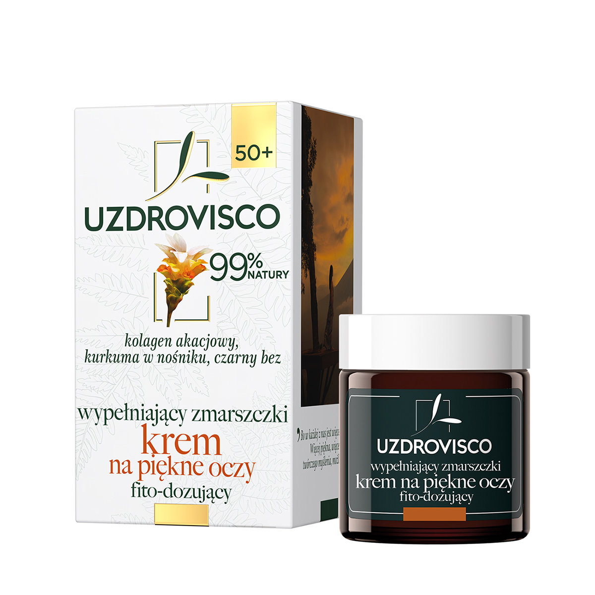 UZDROVISCO Kurkuma Krem wypełniający zmarszczki pod oczy 25 ml