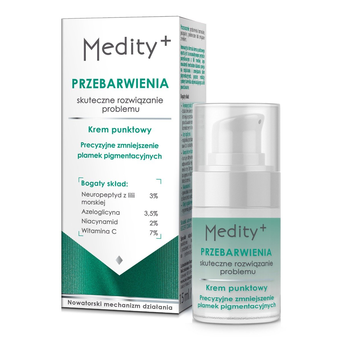 Medity+ Przebarwienia Krem punktowy 15 ml