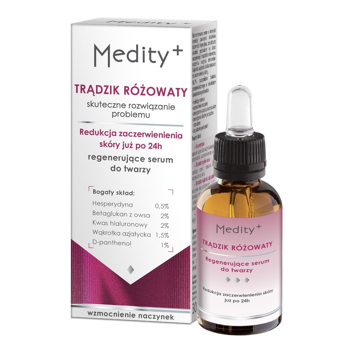 Ava MEDITY + Rosacea Serum do twarzy Regenerujące 30 ml