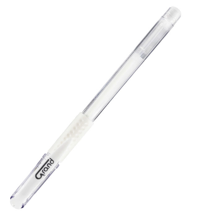 Grand Długopis żelowy 0.5 mm biały 12 szt.