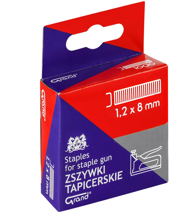 Kw Trade Zszywki do zszywacza tapicerskiego/takera 1,2x8 mm