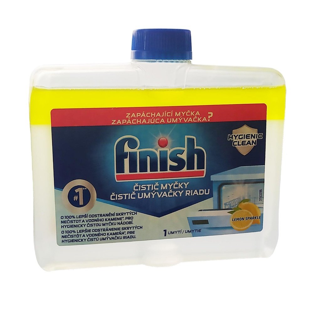 Finish Płyn do Czyszczenia Zmywarek Lemon 250 ml