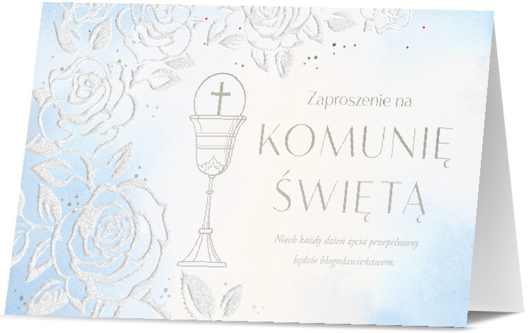 Zaproszenie Komunia (5szt) - Pan Dragon