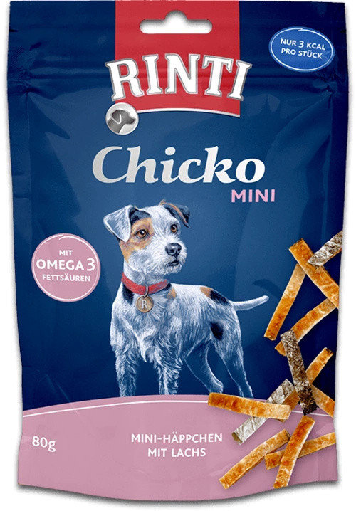 Rinti Chicko mini torebka z łososia, 2 sztuki (2 x 90 g) 91444