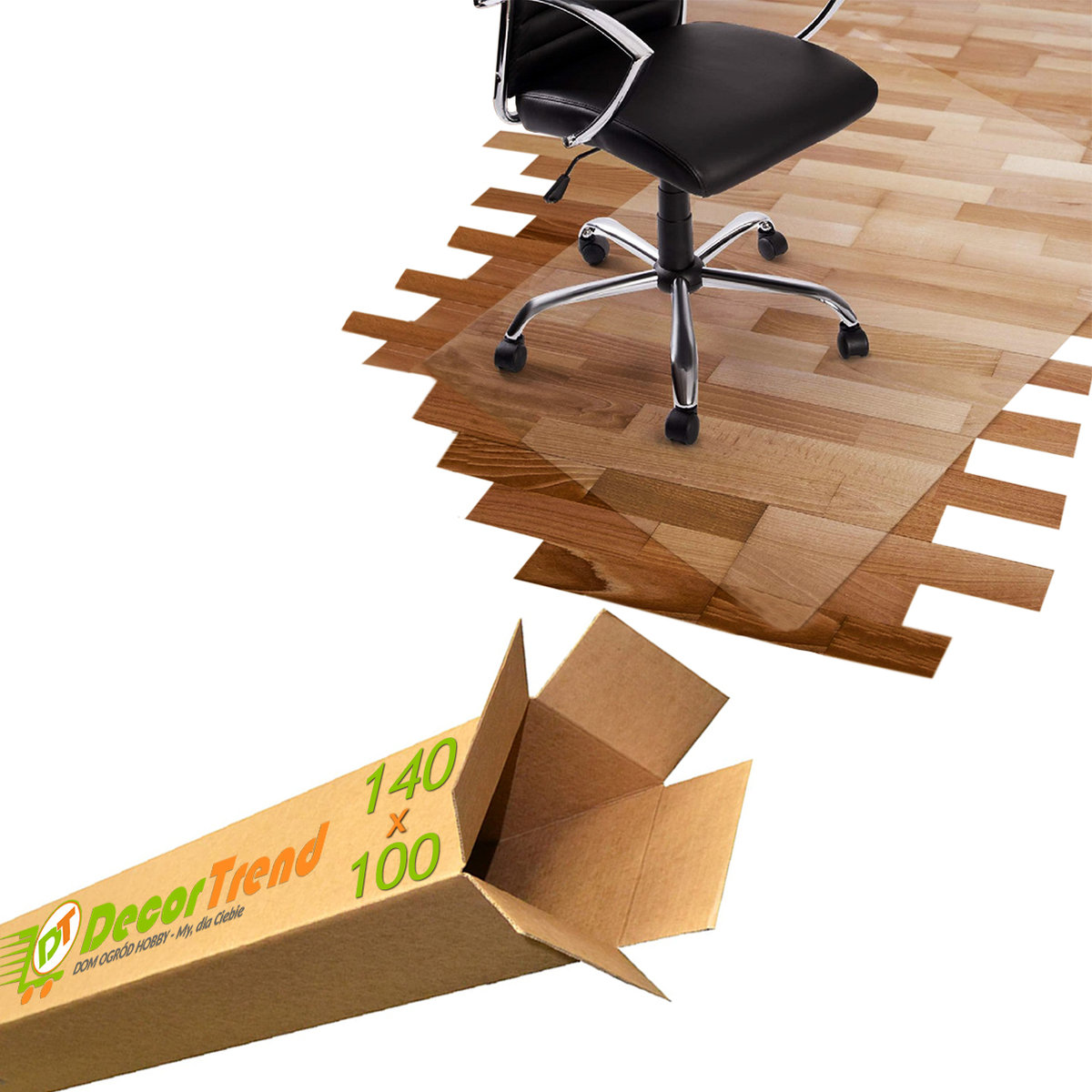 Mata Podkładka Ochronna Pod Krzesło 1Mm 140X100Cm