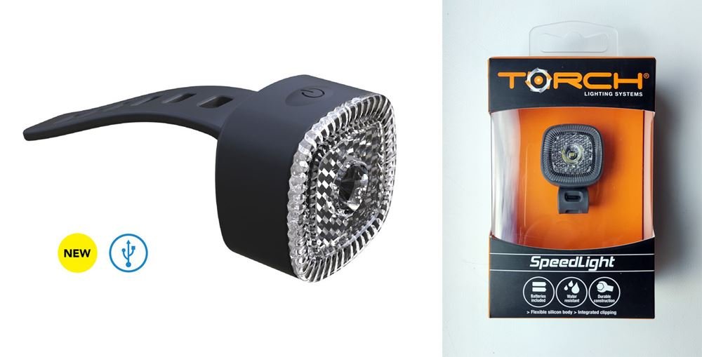 Lampka przednia TORCH SPEEDLIGHT 55006 usb czarna (NEW)