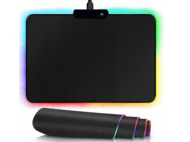 Podkładka pod mysz dla graczy gaming RGB LED