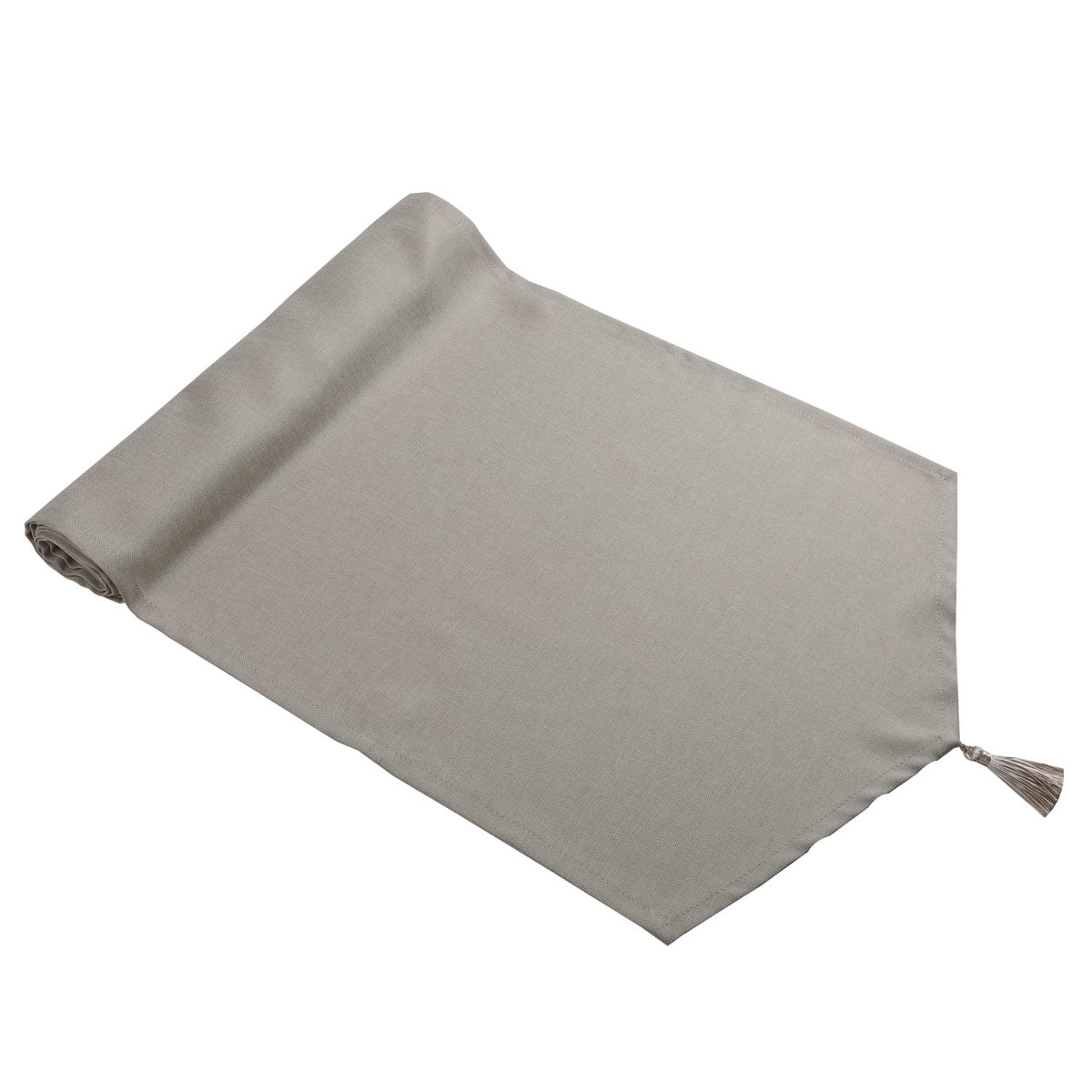 Bieżnik beżowy 45x140 frędzle NATURAL
