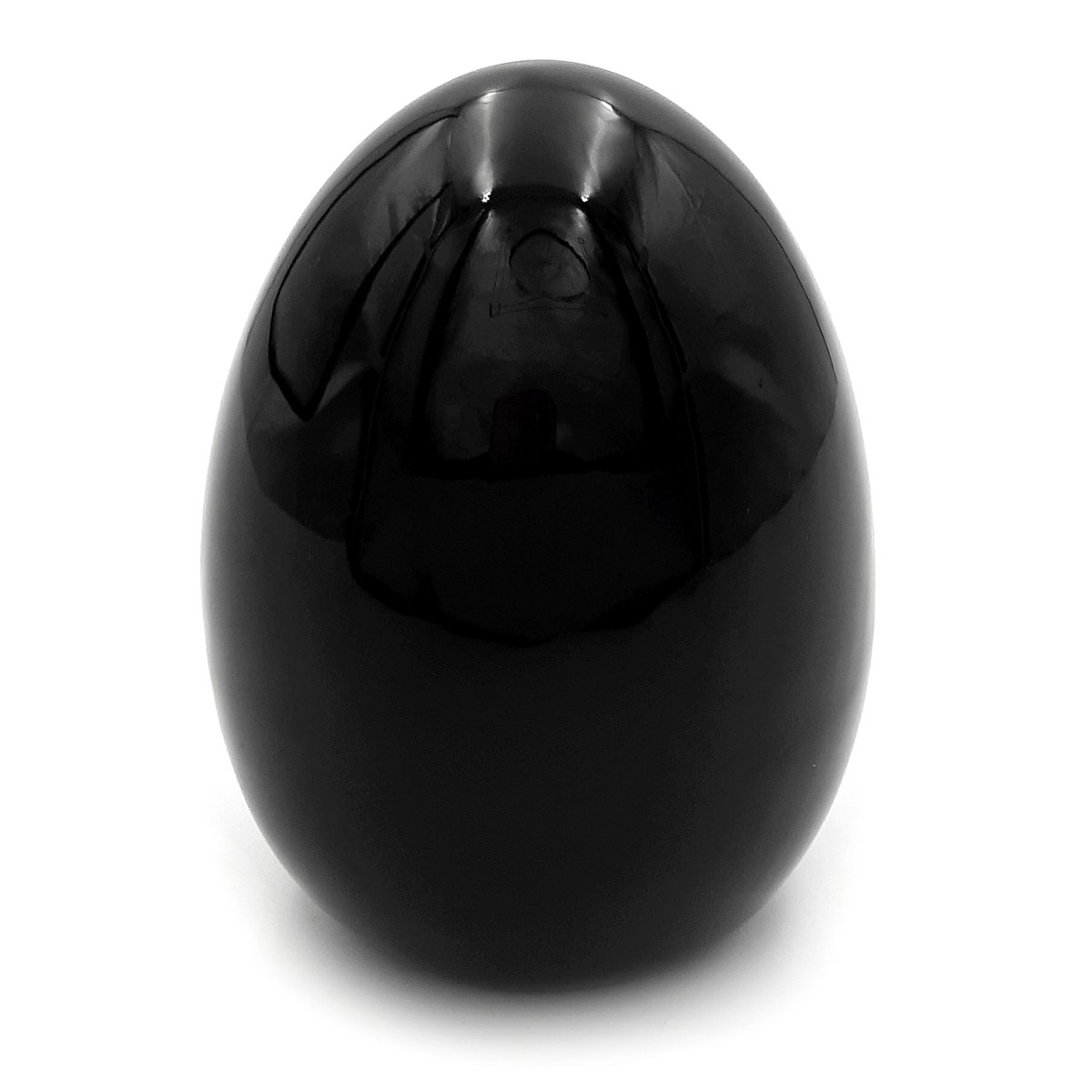 Jajko ceramiczne wielkanocne do stroika CZARNE 4 cm