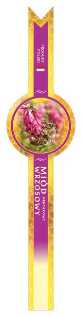 Paczka banderol miód wrzosowy (100 szt) - wzór BA108