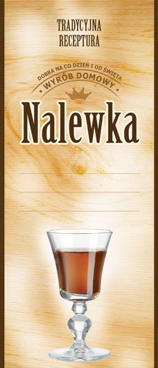 Paczka etykiet na nalewkę (50szt) - wzór EA3