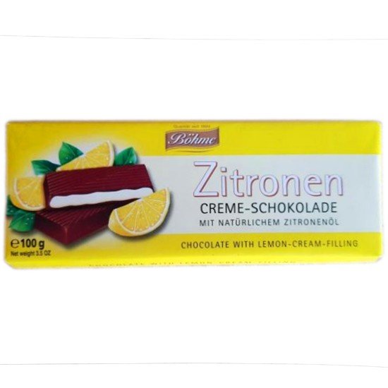 Bohme Zitronen czekolada cytrynowa 100g