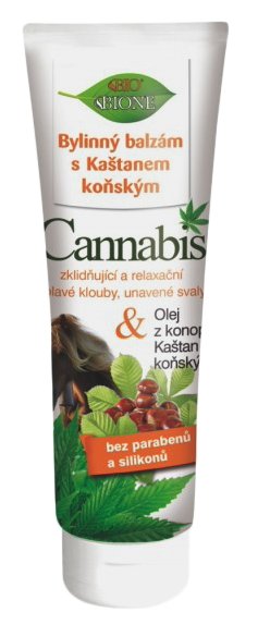 Bione Cosmetics Balsam ziołowy z kasztanowca CBD Kanabidiol 300 ml