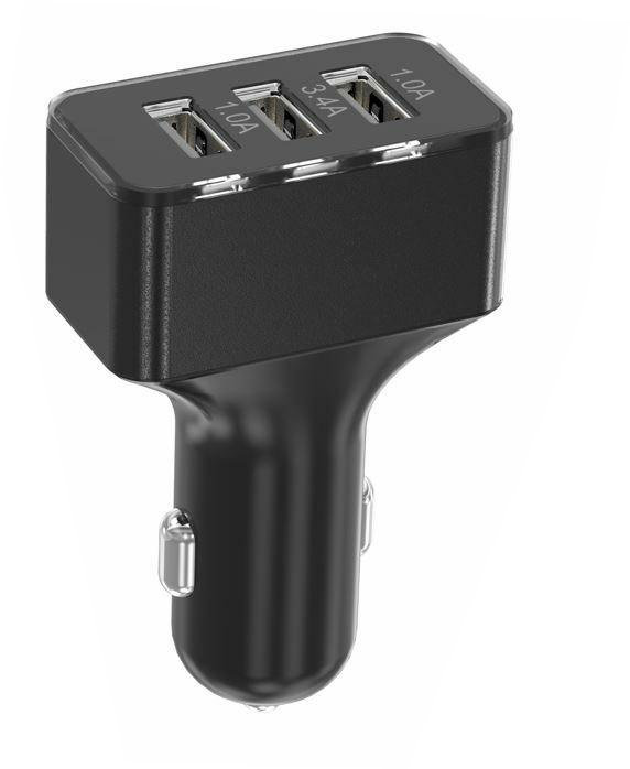 Ładowarka Samochodowa 3xUSB 3,4A Carcommerce