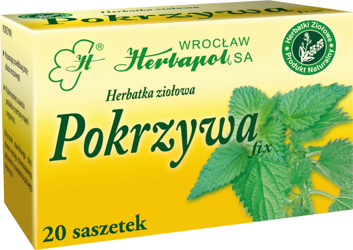HERBAPOL FIX Herbatka ziołowa Pokrzywa, 20 saszetek - >>> WYSYŁKA w 24h 