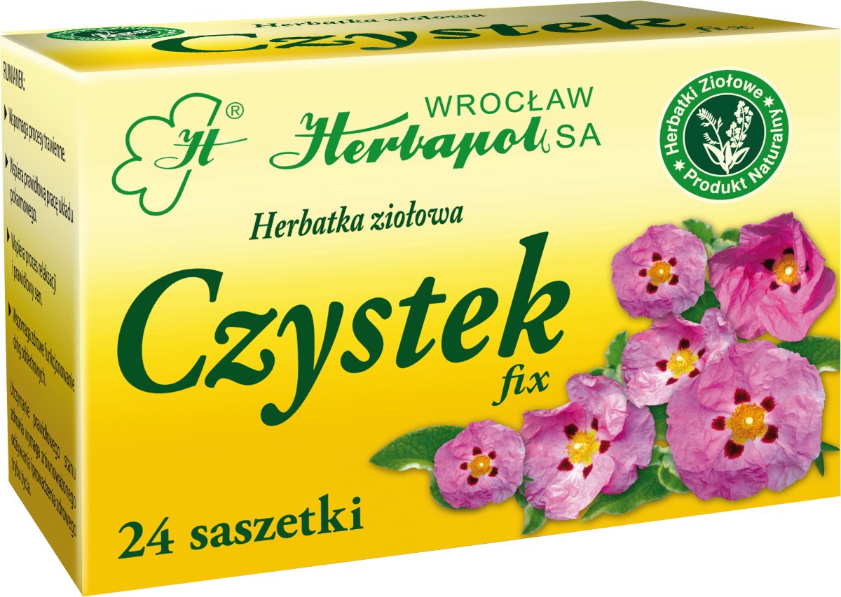 HERBAPOL FIX Herbatka ziołowa Czystek, 24 saszetki - >>>  