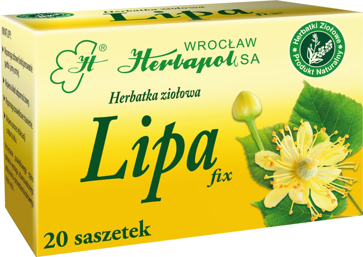 HERBAPOL FIX Herbatka ziołowa Lipa, 20 saszetek - >>>  