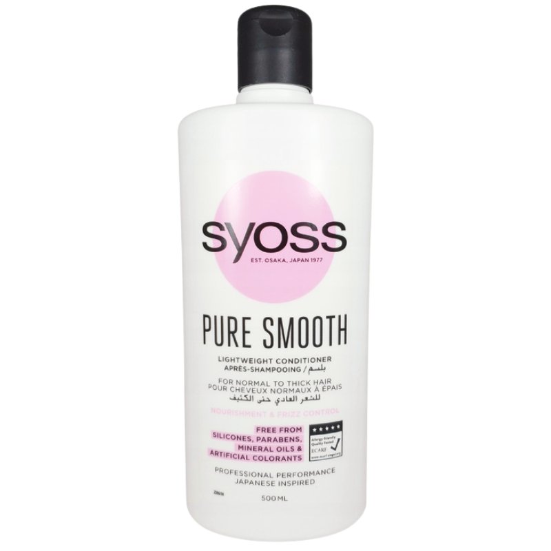 Syoss Pure Smooth, Wygładzająca Odżywka do Włosów, 500ml