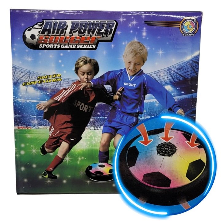 PIŁKA NOŻNA Lewitująca Hover Ball LATAJĄCA ŚWIECI