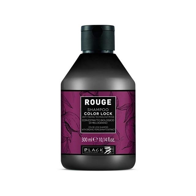 Black, Rouge Color Lock – Szampon do włosów, 300ml