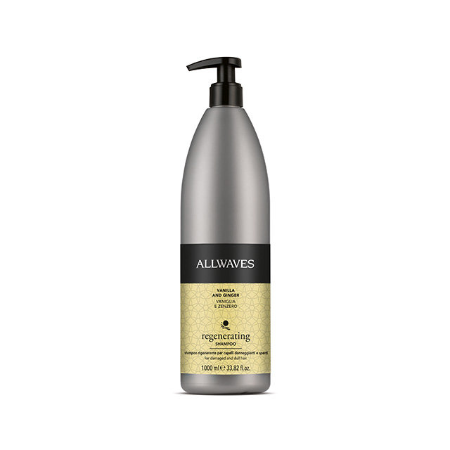 Allwaves regenerujący szampon wanilia imbir 1000ml