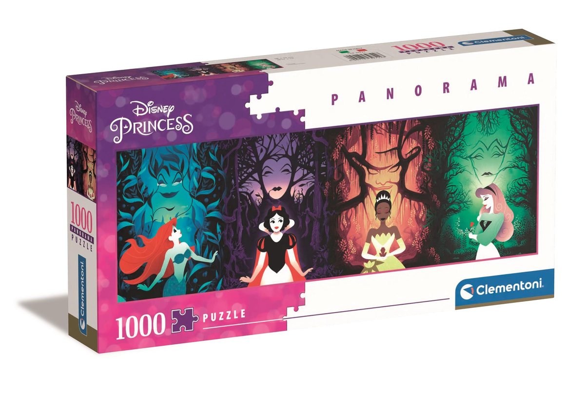 Puzzle 1000 Panorama Princess Clementoni