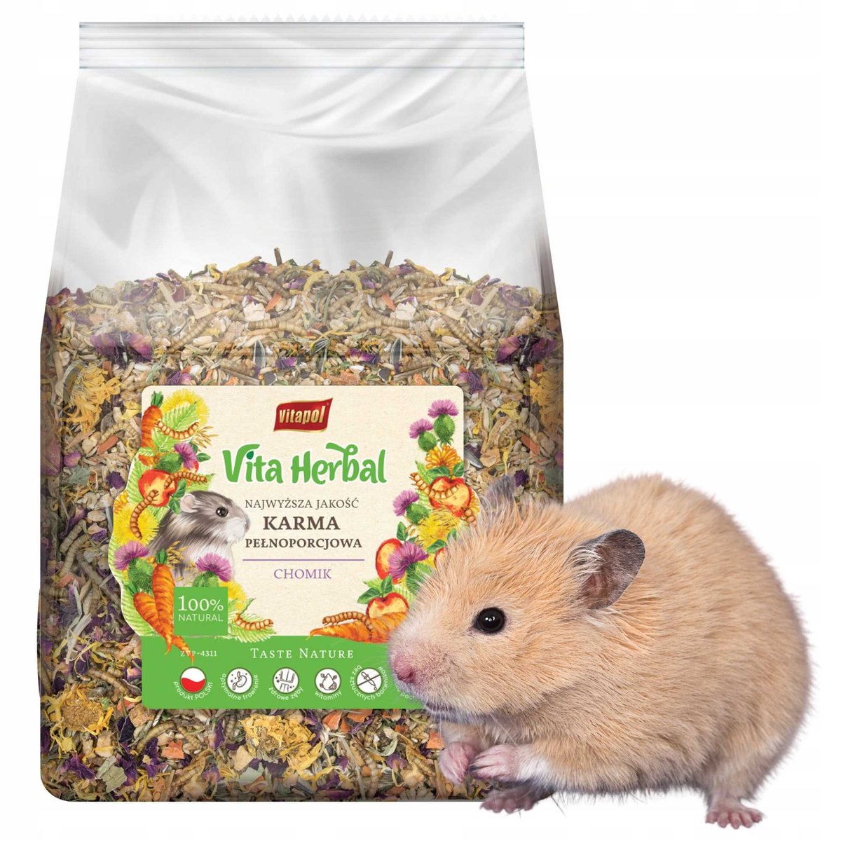 Karma dla chomika mieszanka Vita Herbal 400g