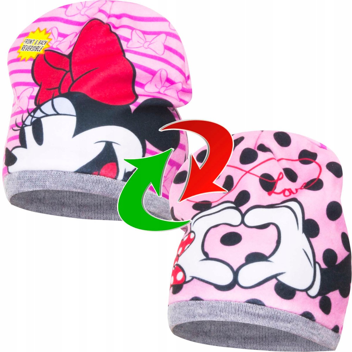 Czapka zimowa dla dzieci Myszka MINNIE 54 cm