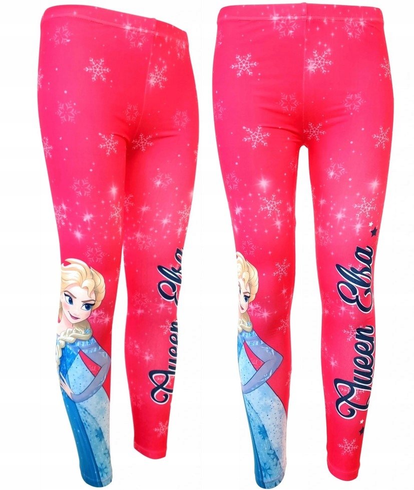 Frozen Elsa Getry Legginsy dziewczęce elastyne 128