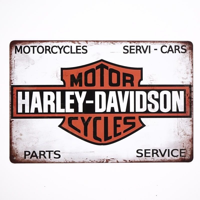 Plakat Tabliczka dekoracyjna metalowa HARLEY-DAVIDSON 1