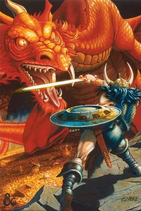 Dungeons & Dragons plakat 61x91cm