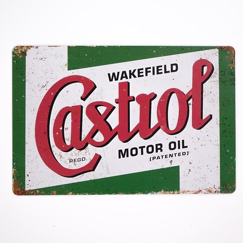 Plakat Tabliczka dekoracyjna metalowa CASTROL MOTOR OIL 1